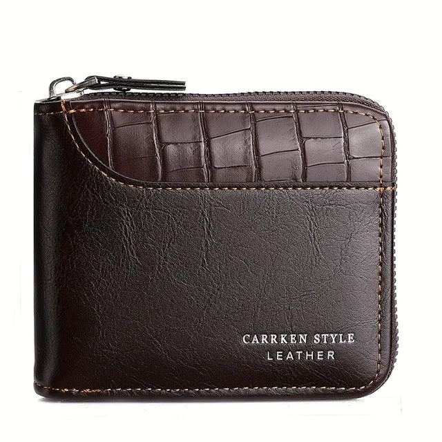 Carteira Masculina De Couro Legítimo - Carrken Style