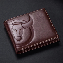 Carteira Masculina De Couro Legítimo - Bull