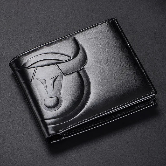 Carteira Masculina De Couro Legítimo - Bull