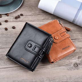 Carteira masculina de couro legítimo - Centure