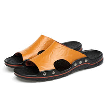 Sandália Masculina em Couro Legítimo - Living
