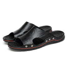 Sandália Masculina em Couro Legítimo - Living
