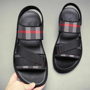 Sandália Masculina em Couro Legítimo - Glitth