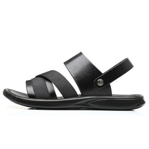 Sandália Masculina em Couro Legítimo - Glitth
