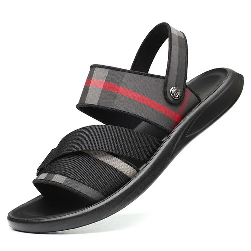 Sandália Masculina em Couro Legítimo - Glitth