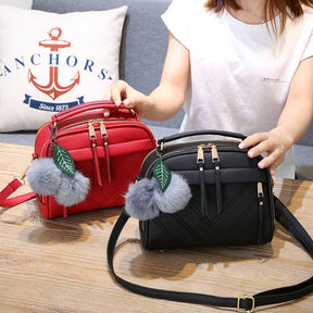 Bolsa De Couro Legítimo Feminina  Retrô - Classic Eco