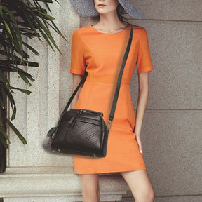 Bolsa De Couro Legítimo Feminina  Retrô - Classic Eco