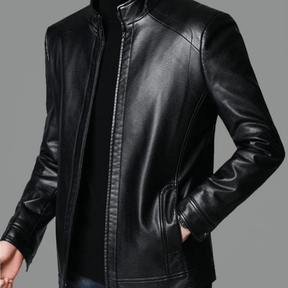 Jaqueta Masculina de Couro Legítimo - Streetwear Vintage