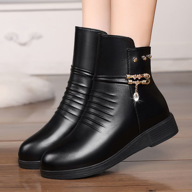 Bota Feminina de Couro Legítimo Cano Alto- High Sensuality
