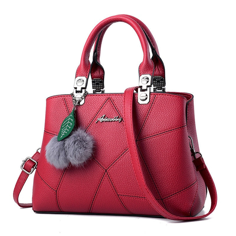 Bolsa De Couro Legítimo Feminina - Mulher Chique