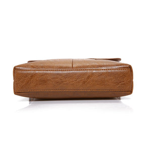 Bolsa Masculina de Couro Jeep Transversal Impermeável Pocket Bag + Brinde Grátis (Carteira de Couro Slim Jeep)