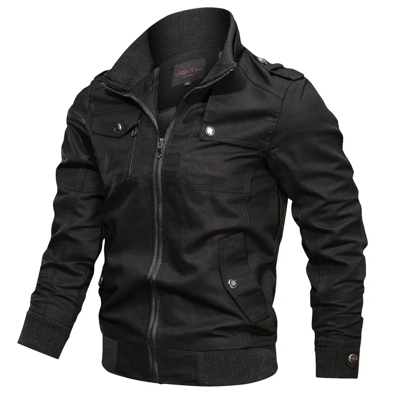 Jaqueta Masculina de Inverno em Couro Legítimo - Rocky