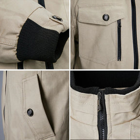 Jaqueta Masculina de Inverno em Couro Legítimo - Rocky