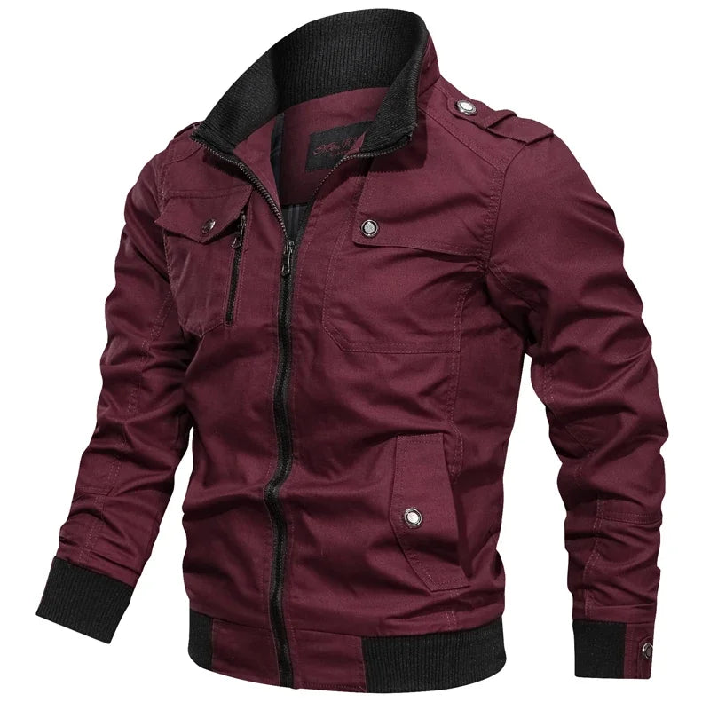 Jaqueta Masculina de Inverno em Couro Legítimo - Rocky