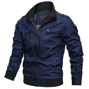 Jaqueta Masculina de Inverno em Couro Legítimo - Rocky