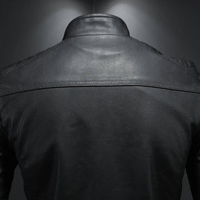 Jaqueta Masculina de Inverno em Couro Legítimo - Donk