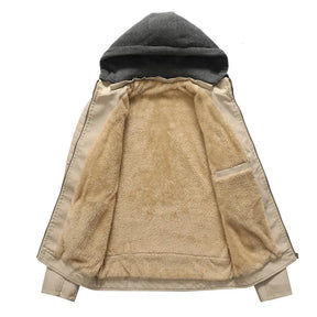 Jaqueta Masculina de Inverno em Couro Legítimo - Icebound