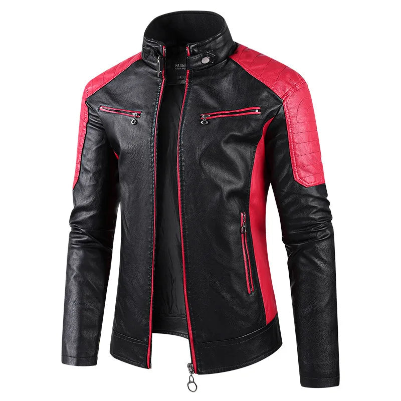 Jaqueta Masculina de Inverno em Couro Legítimo - Speed