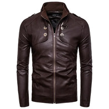 Jaqueta Masculina de Inverno em Couro Legítimo - Valt