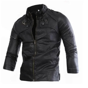 Jaqueta Masculina de Inverno em Couro Legítimo - Valt