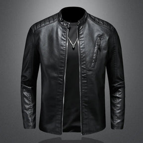 Jaqueta Masculina de Inverno em Couro Legítimo - Venture