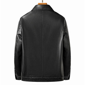 Jaqueta Masculina de Inverno em Couro Legítimo - Everest
