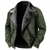 Jaqueta Masculina de Inverno em Couro Legítimo - Stronger