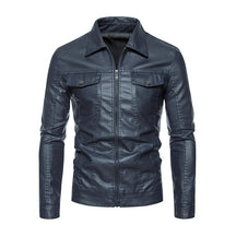 Jaqueta Masculina de Inverno em Couro Legítimo - Journey