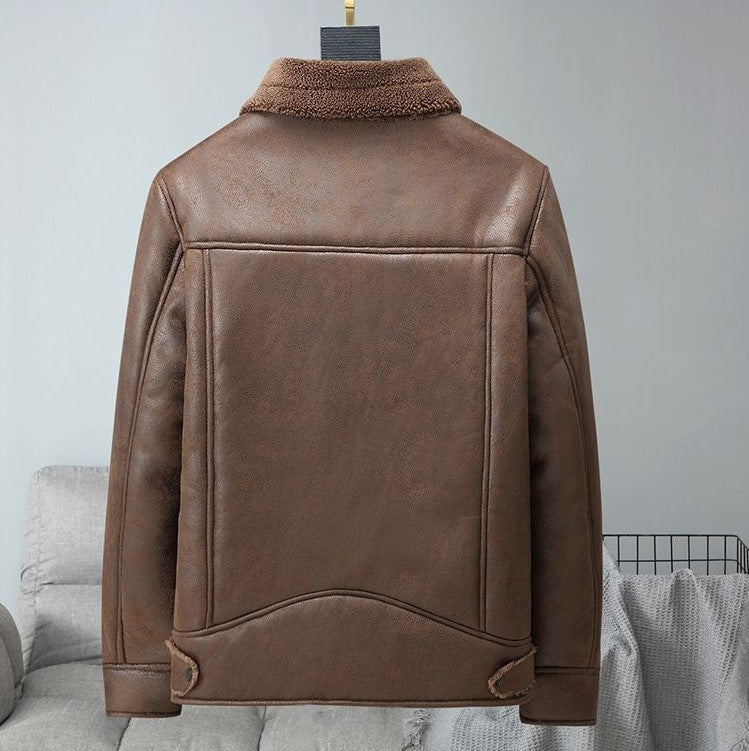 Jaqueta Masculina de Inverno em Couro Legítimo - Tempest