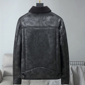 Jaqueta Masculina de Inverno em Couro Legítimo - Tempest
