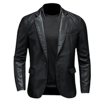 Jaqueta Masculina de Inverno em Couro Legítimo - Raven