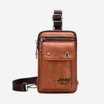 Bolsa Polchete Masculina de Couro Legítimo JEEP - UrbanCou