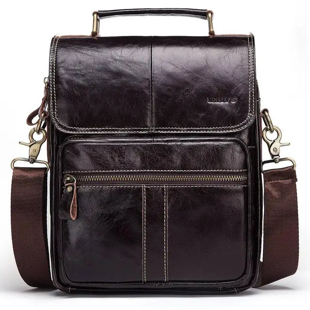 Bolsa Masculina De Couro Legítimo - Kevin