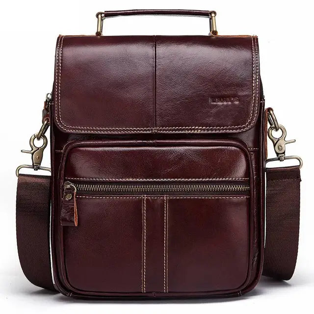 Bolsa Masculina De Couro Legítimo - Kevin
