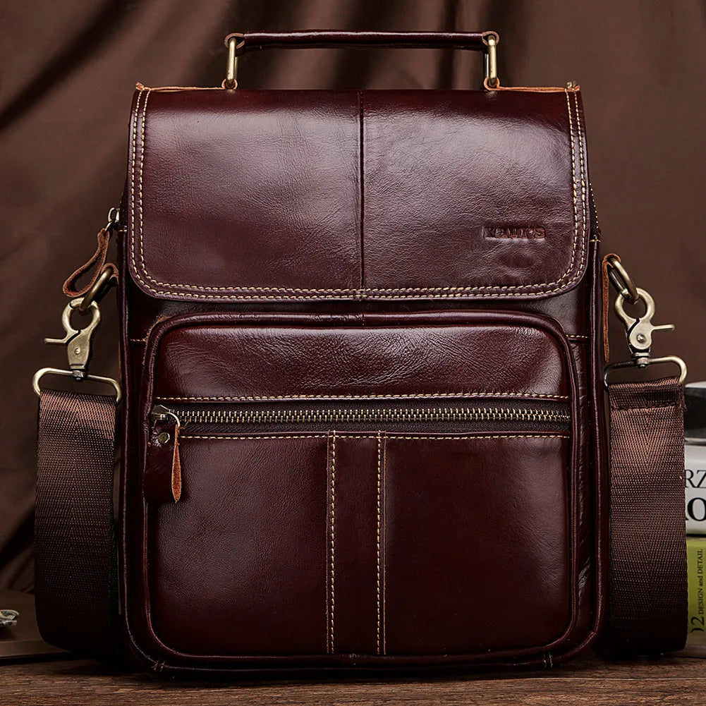 Bolsa Masculina De Couro Legítimo - Kevin