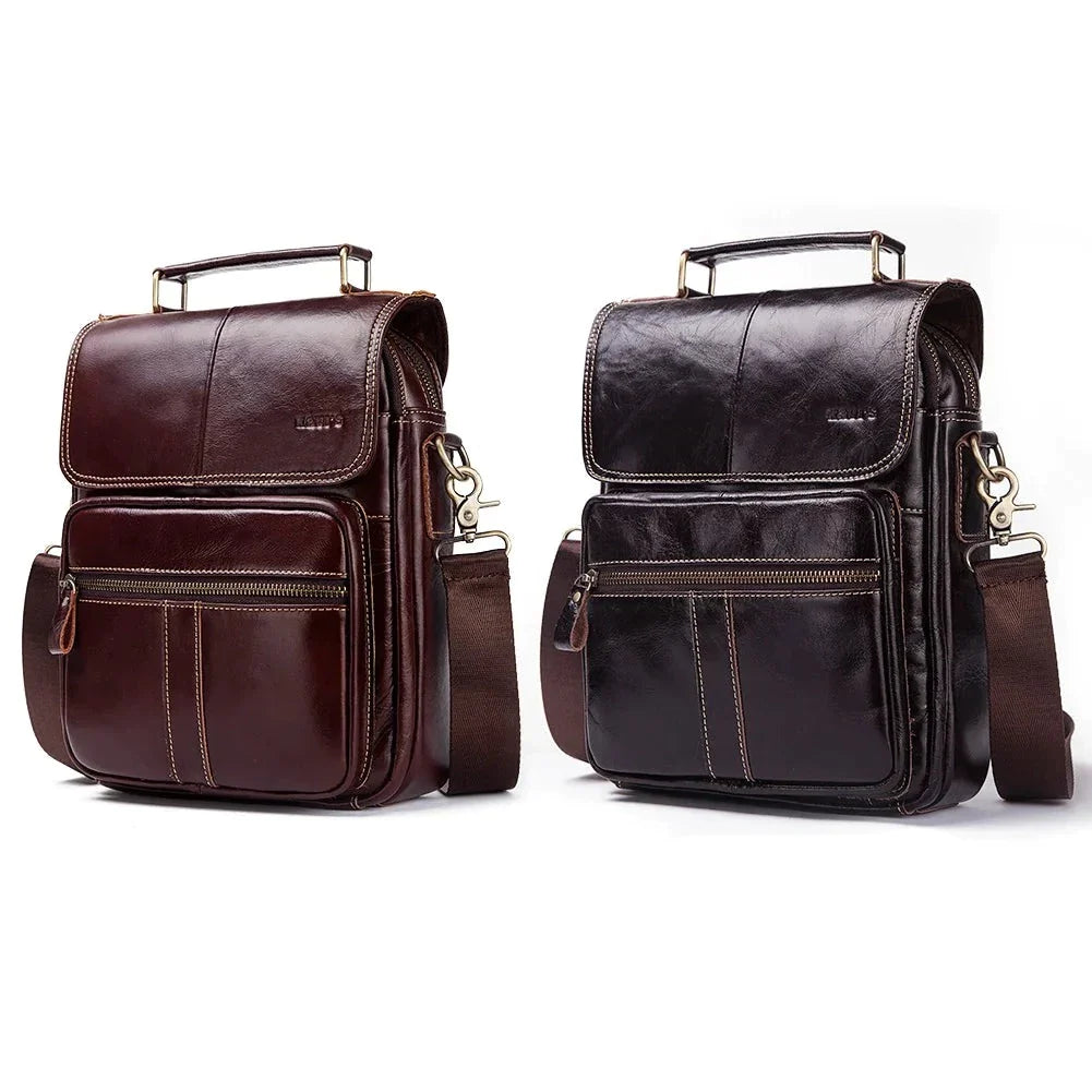 Bolsa Masculina De Couro Legítimo - Kevin