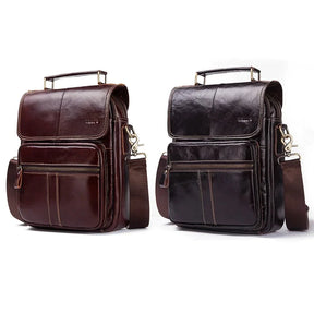 Bolsa Masculina De Couro Legítimo - Kevin
