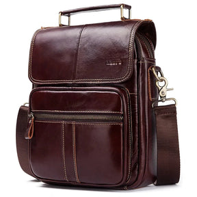 Bolsa Masculina De Couro Legítimo - Kevin