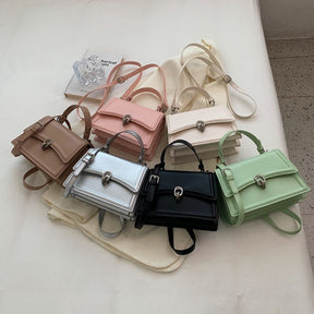 Bolsa de Couro Legítimo Feminina Transversal - Stly RedX