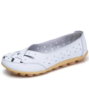 Mocassim de Couro Legítimo Feminino Casual - Milla
