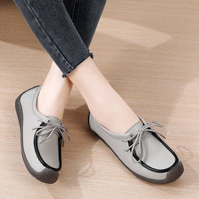 Mocassim de Couro Legítimo Feminino Confortável Antiderrapante - Lilly