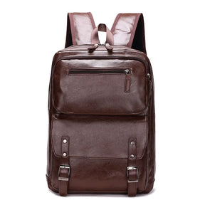 Mochila Masculina De Couro Legítimo - Gunter