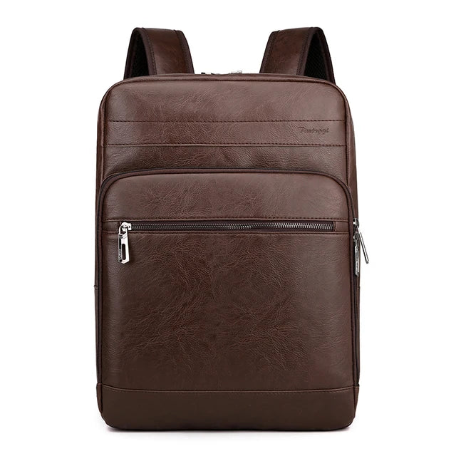 Mochila Masculina De Couro Legítimo - Louis