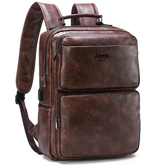 Mochila Masculina de Couro Legítimo Executiva - Job style