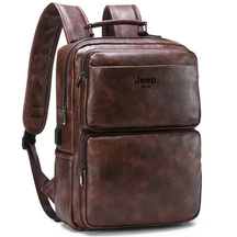 Mochila Masculina de Couro Legítimo Executiva - Job style