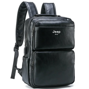 Mochila Masculina de Couro Legítimo Executiva - Job style