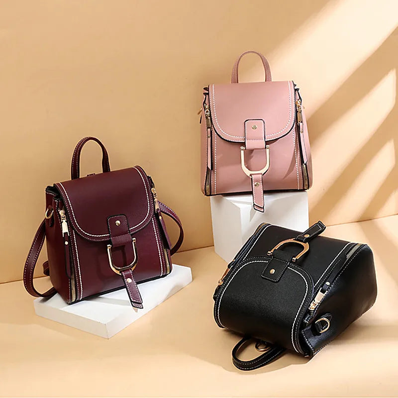 Bolsa de Couro Legítimo Feminina - Timeless Chic