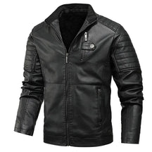 Jaqueta Masculina de Inverno em Couro Legítimo - Glacial