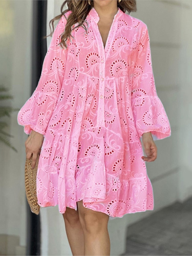 Vestido Feminino Soltinho Para o Verão - Yasmin 5