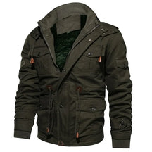 Jaqueta Masculina de Inverno em Couro Legítimo - Glacier